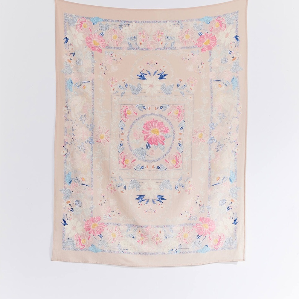 Floral Patterned Tapestry